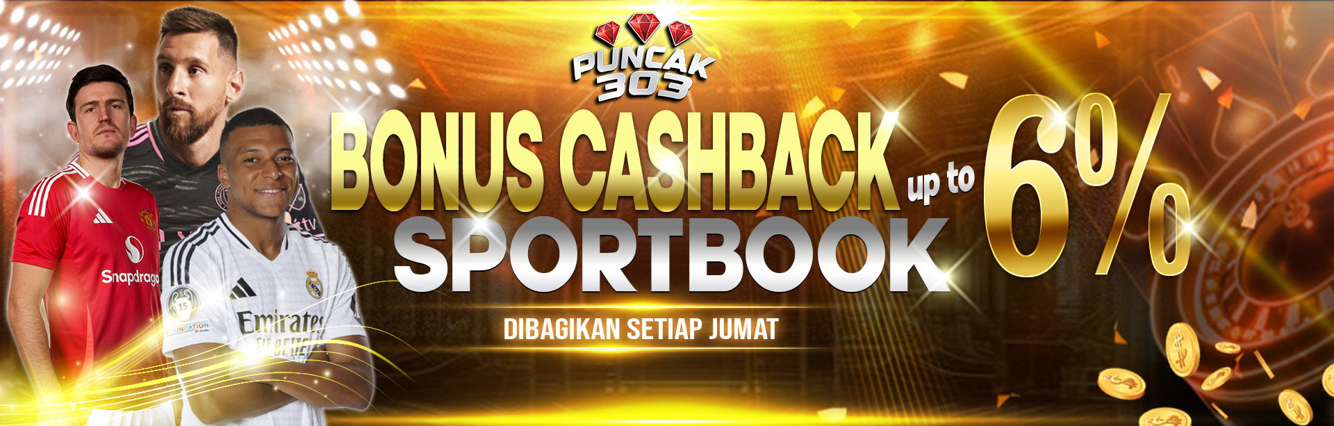 PUNCAK303 KHUSUS NEW MEMBER SLOT DAN ARCADE , UANG KALAH BISA KEMBALI 100%