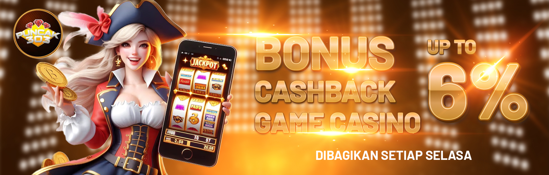 CASHBACK CASINO UP TO 6%