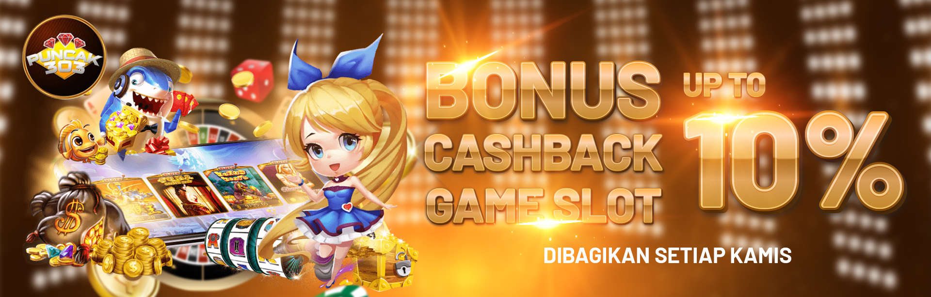 CASHBACK SLOT UP TO 10%