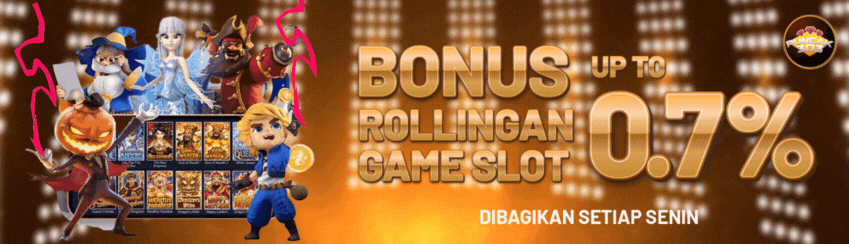 ROLLINGAN SLOT UP TO 0.7%